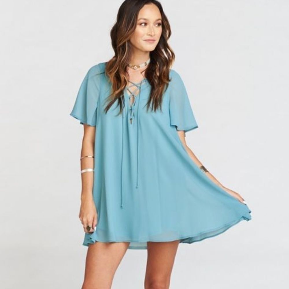 Show Me Your MuMu Kylie Lace Up Dress